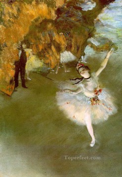 Dancing Ballet Painting - The Star2 Impressionism ballet dancer Edgar Degas